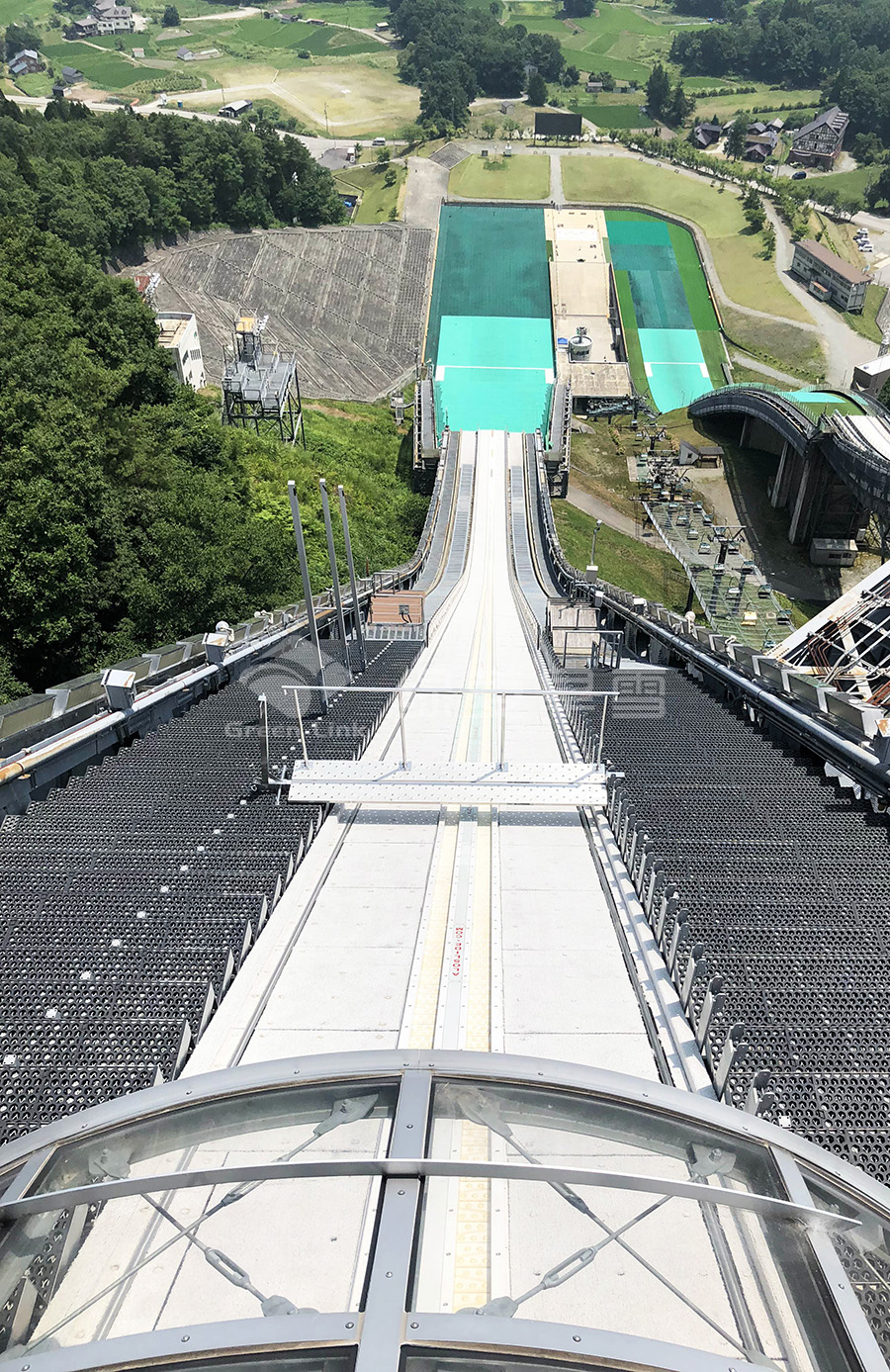 白馬八方尾根滑雪場跳臺圖